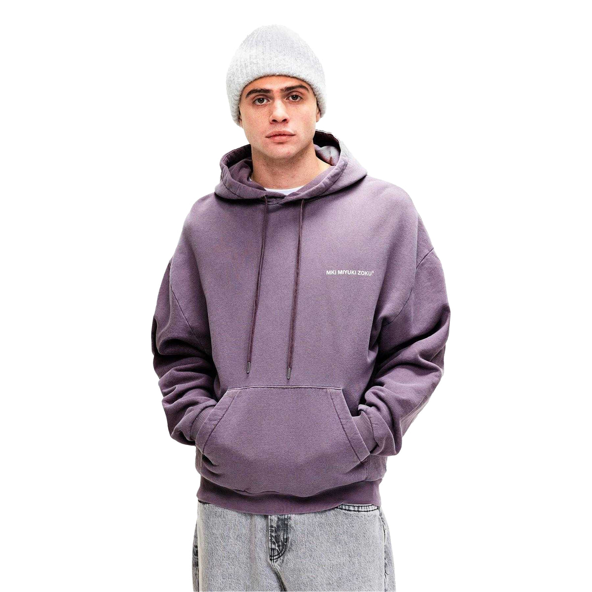 Raisin - Lifestyle - MKI MIYUKI ZOKU Mens Logo Oversized Hoodie