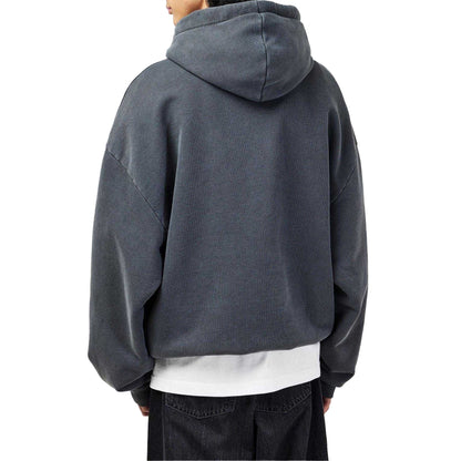 Charcoal - Pack Shot - MKI MIYUKI ZOKU Mens Logo Oversized Hoodie