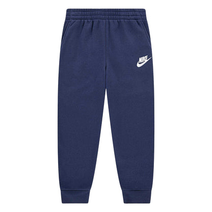 Navy - Front - Nike Childrens-Kids Fleece Relaxed Fit Joggers