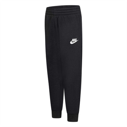 Black - Side - Nike Childrens-Kids Fleece Relaxed Fit Joggers
