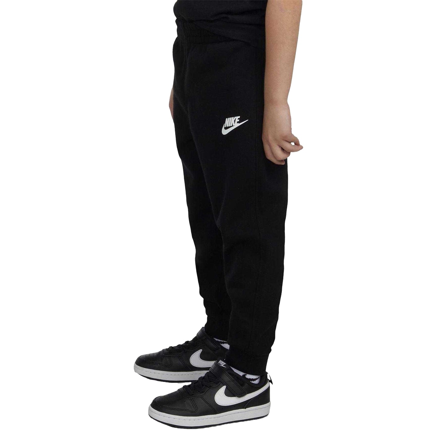 Black - Lifestyle - Nike Childrens-Kids Fleece Relaxed Fit Joggers