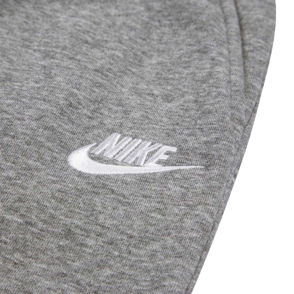 Grey - Side - Nike Childrens-Kids Fleece Relaxed Fit Joggers