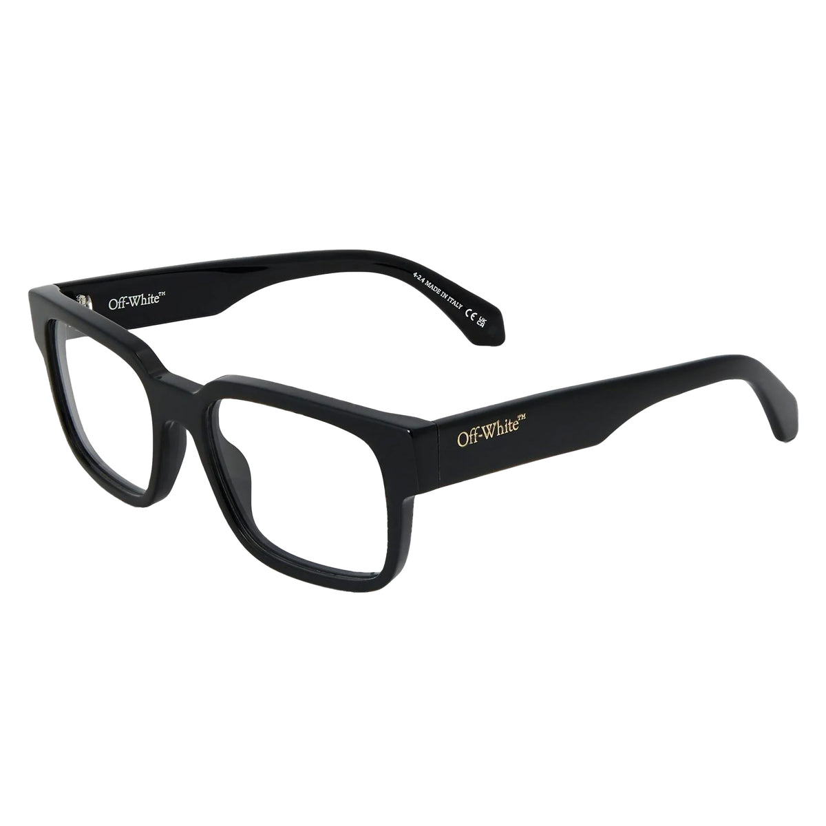 Black - Front - Off White Unisex Adult Style 80 Square Sunglasses