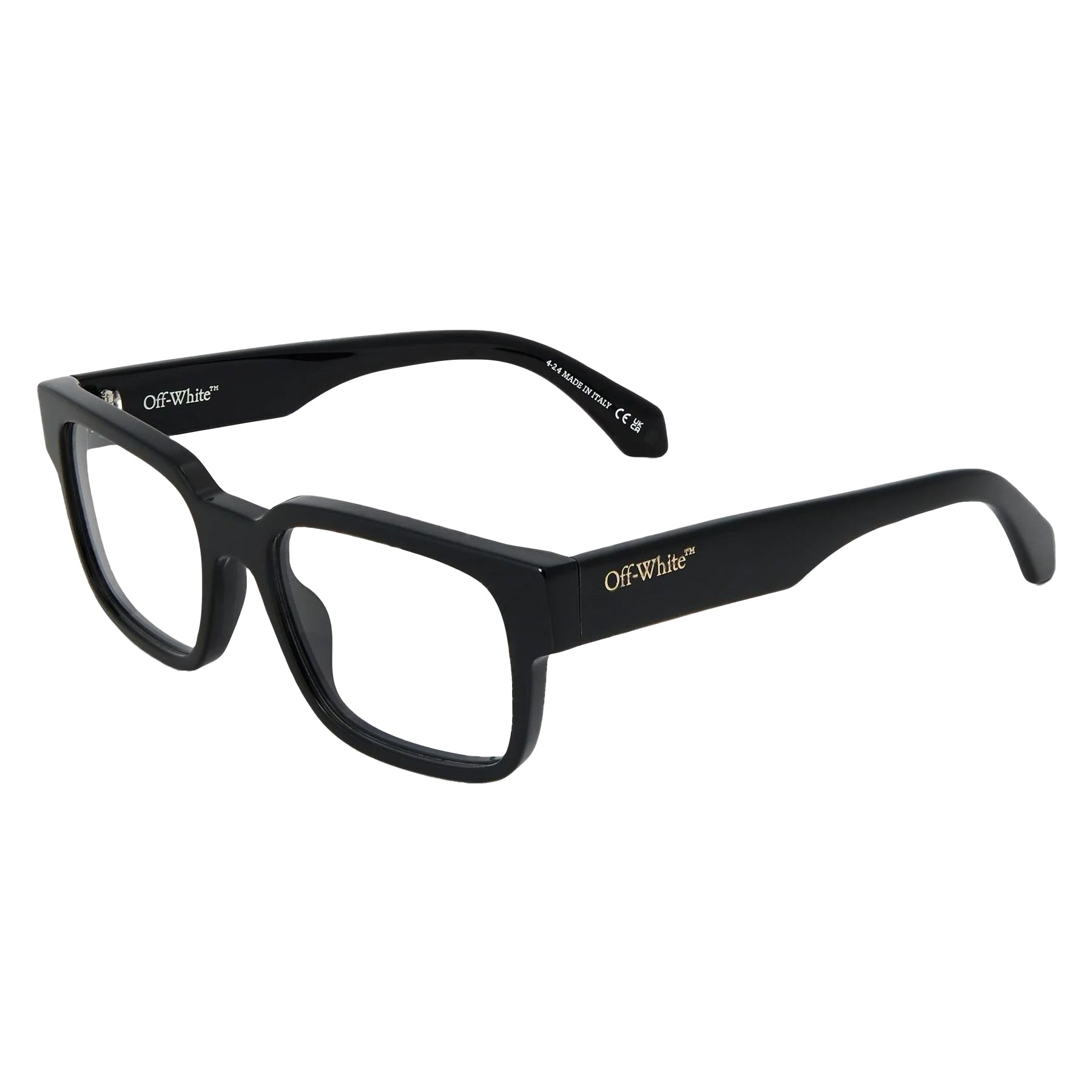 Black - Front - Off White Unisex Adult Style 80 Square Sunglasses
