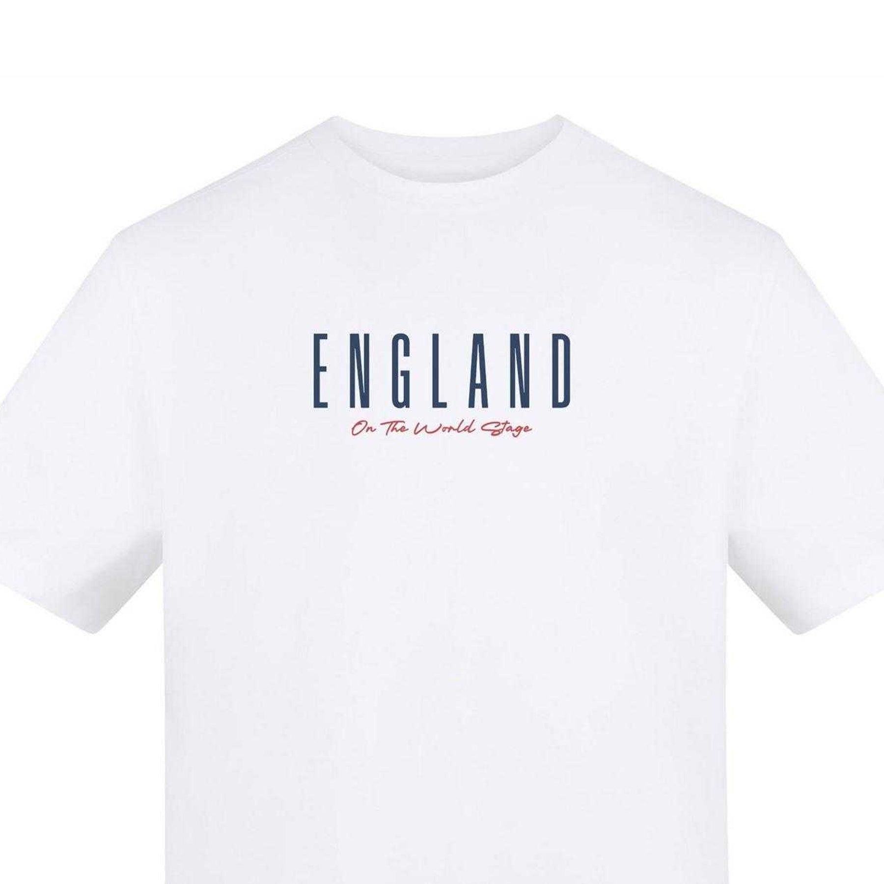 White - Side - AWD Unisex Adult Bellingham Panama England T-Shirt