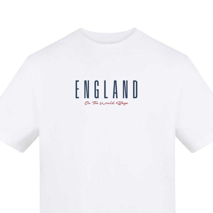White - Side - AWD Unisex Adult Bellingham Panama England T-Shirt