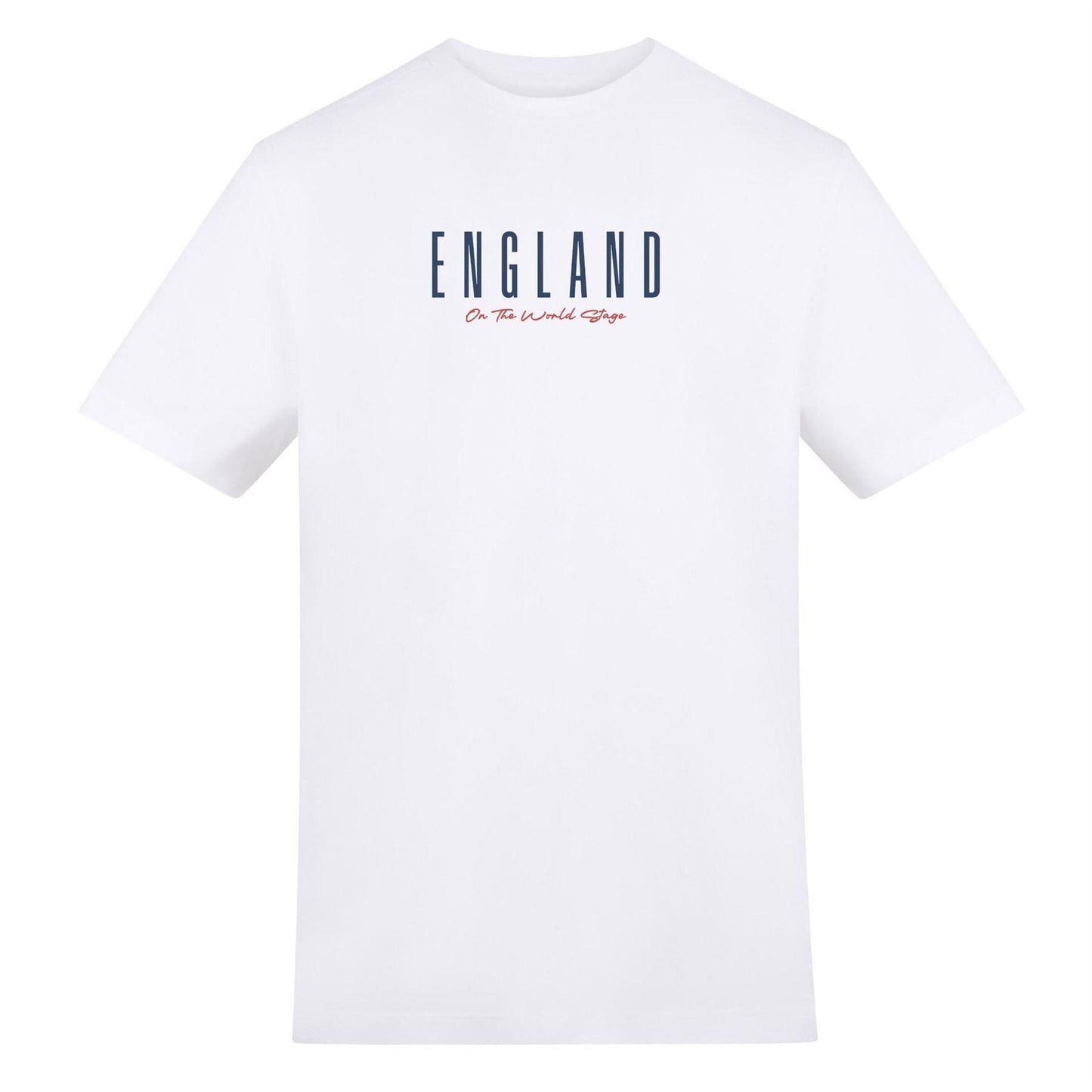 White - Front - AWD Unisex Adult Bellingham Panama England T-Shirt