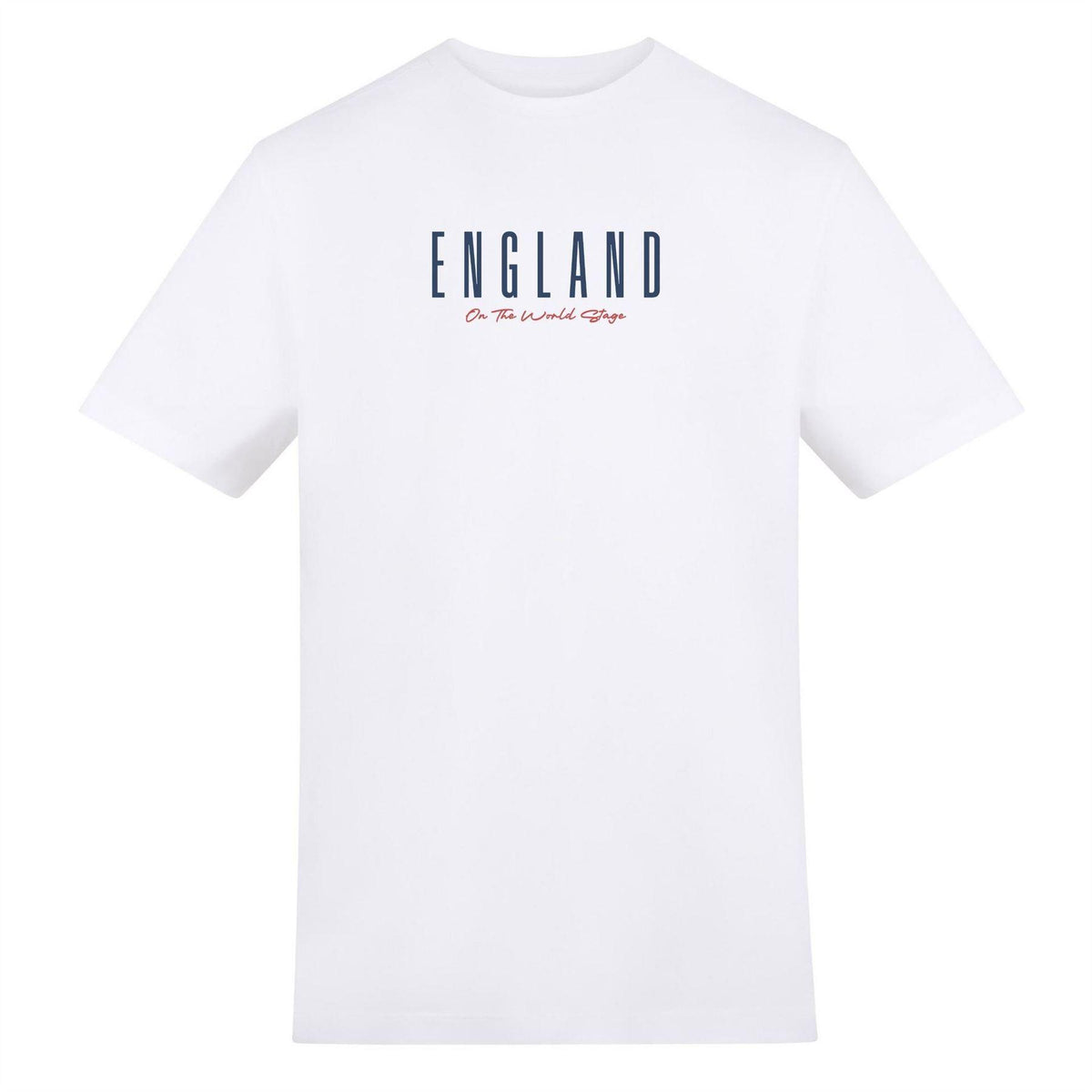White - Front - AWD Unisex Adult Bellingham Panama England T-Shirt