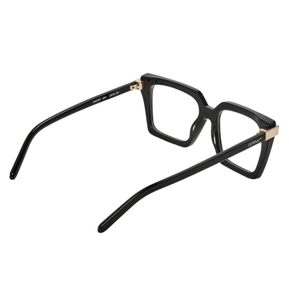 Black - Back - Off White Unisex Adult Style 8t Gold Detail Sunglasses