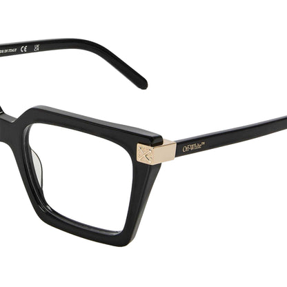 Black - Lifestyle - Off White Unisex Adult Style 8t Gold Detail Sunglasses