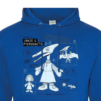 Blue - Side - Disney Mens Pterodactyl Hoodie