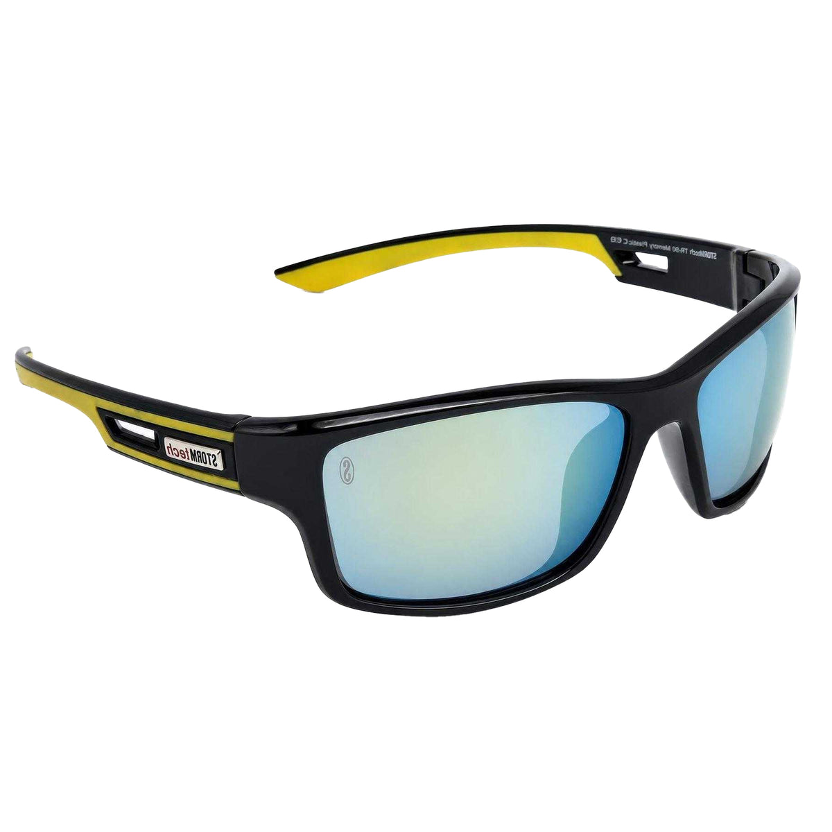 Black - Side - Storm Mens Full Coverage Sport Sunglasses