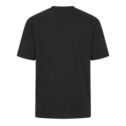 Black - Back - Hugo Mens Dabolos Ballerina Regular T-Shirt