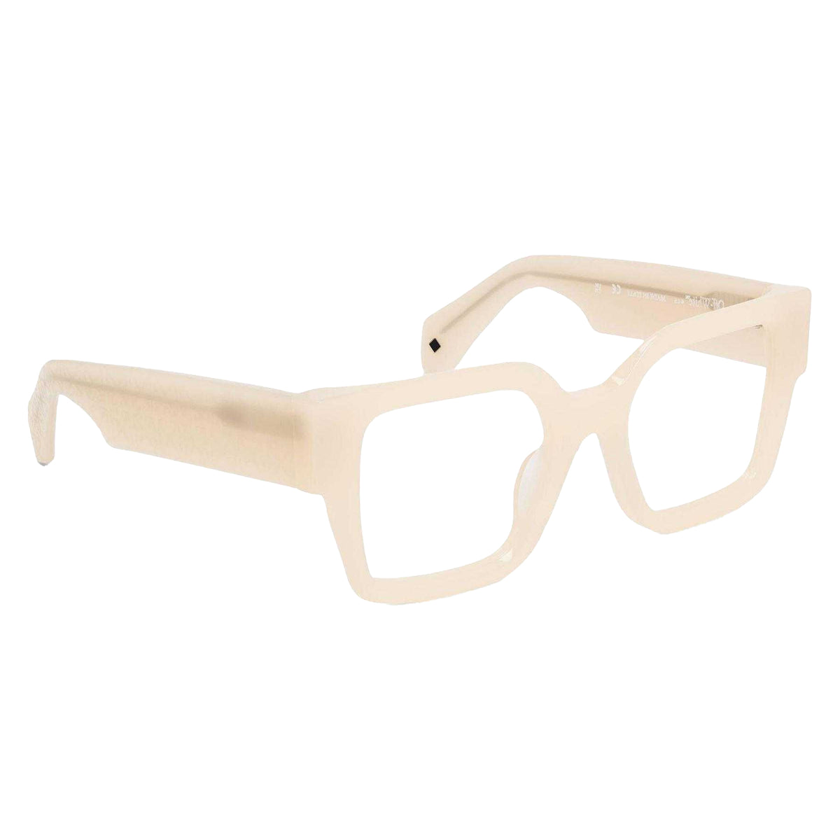 Beige - Side - Off White Unisex Adult Style 7r Rectangular Sunglasses