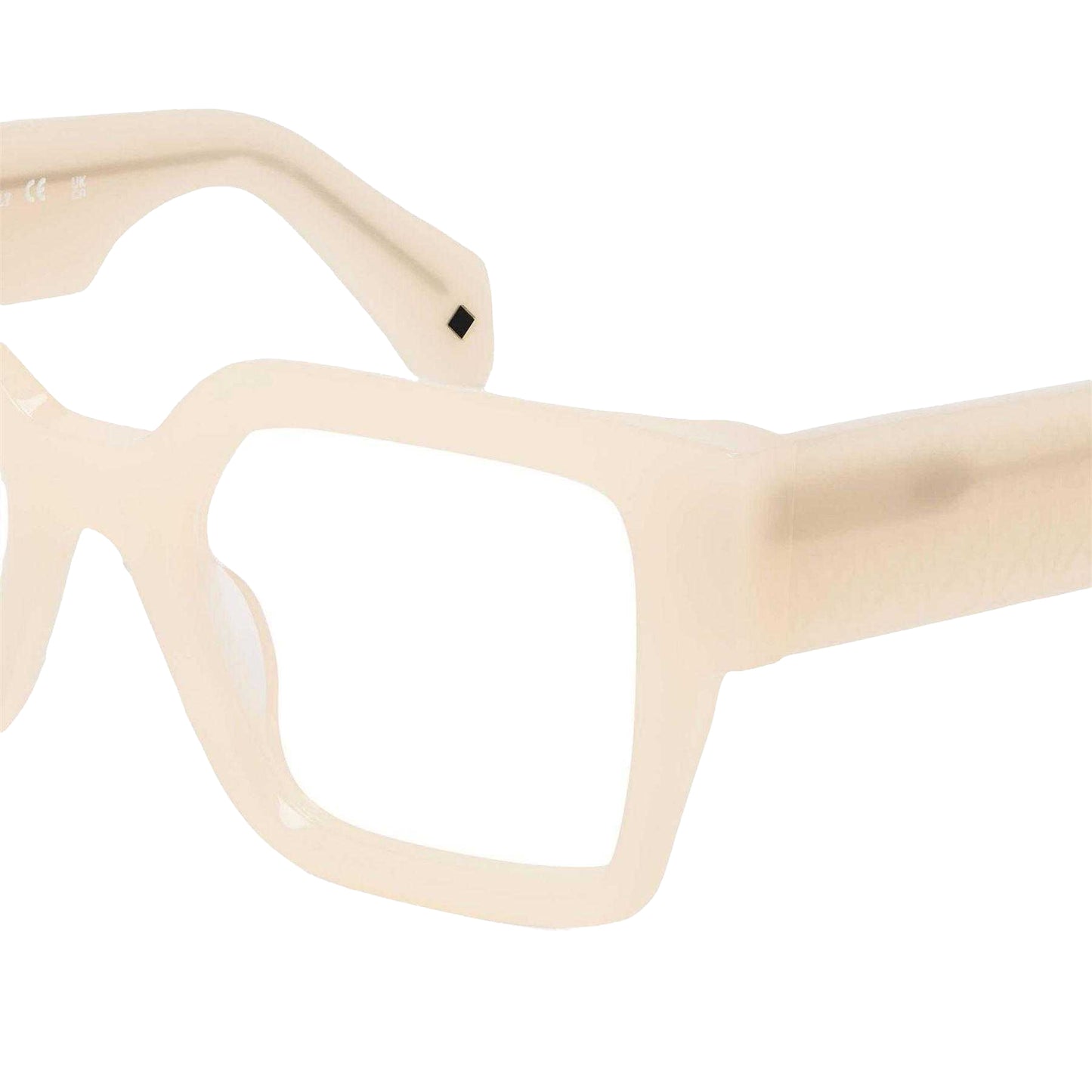Beige - Lifestyle - Off White Unisex Adult Style 7r Rectangular Sunglasses