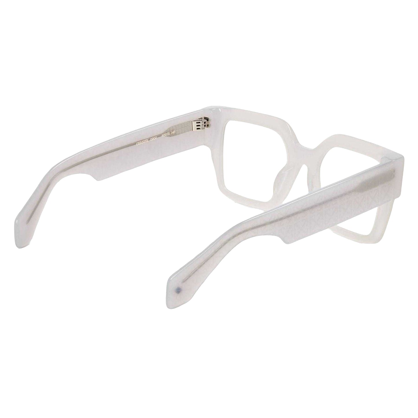 Grey - Back - Off White Unisex Adult Style 7r Rectangular Sunglasses