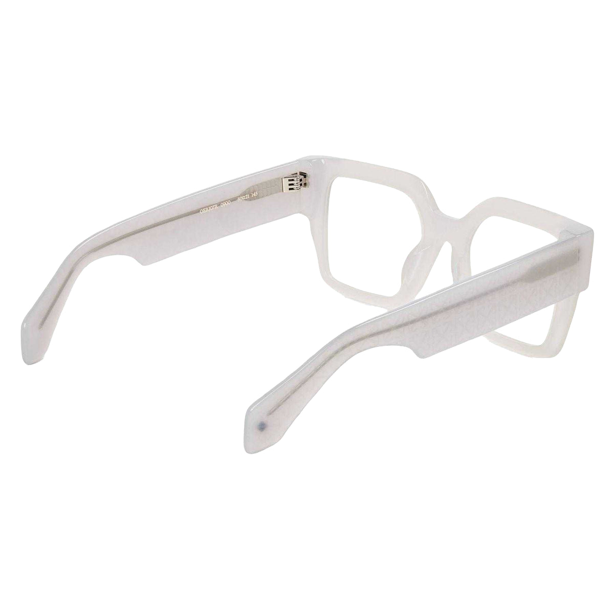 Grey - Back - Off White Unisex Adult Style 7r Rectangular Sunglasses