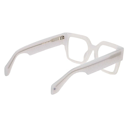 Grey - Back - Off White Unisex Adult Style 7r Rectangular Sunglasses
