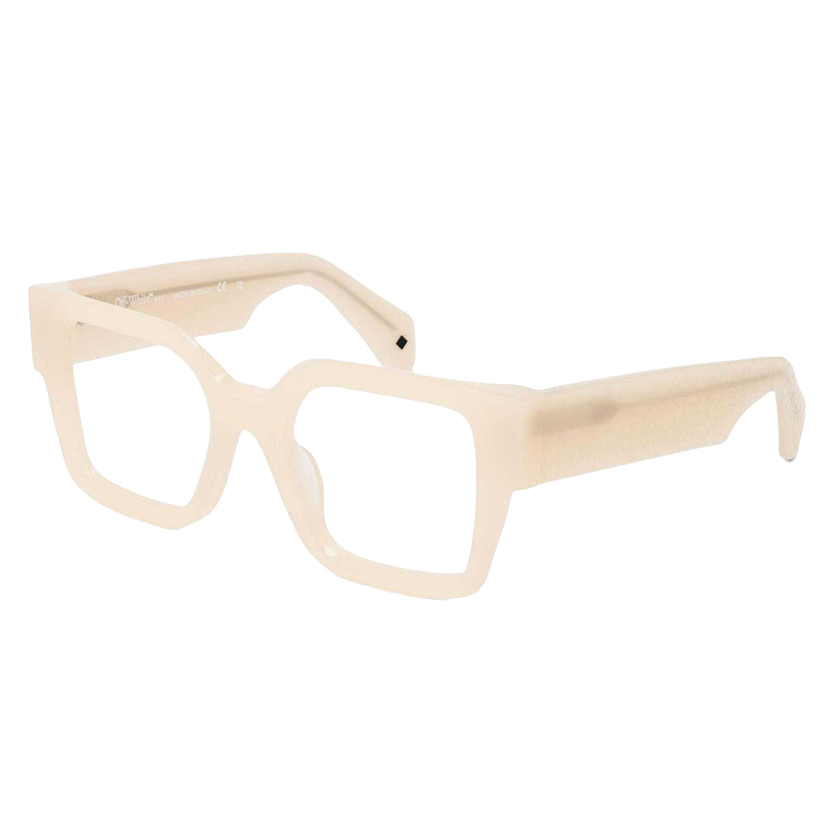 Beige - Front - Off White Unisex Adult Style 7r Rectangular Sunglasses