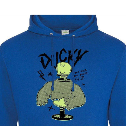 Blue - Side - Toy Story 4 Mens Ducky Cotton Blend Hoodie