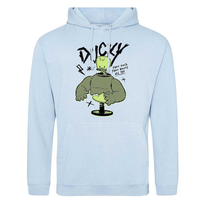 Light Blue - Front - Toy Story 4 Mens Ducky Cotton Blend Hoodie