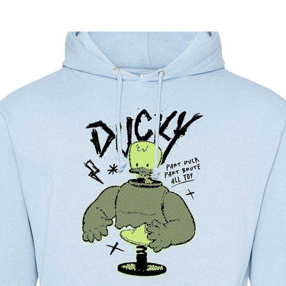 Light Blue - Side - Toy Story 4 Mens Ducky Cotton Blend Hoodie