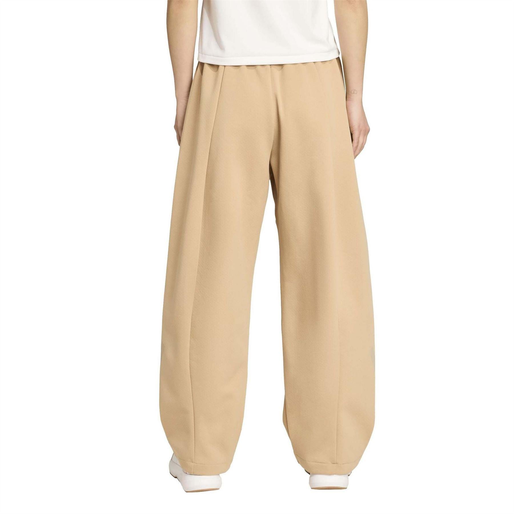 Sandstone - Back - Adidas Womens-Ladies Z.N.E. Relaxed Fit Joggers