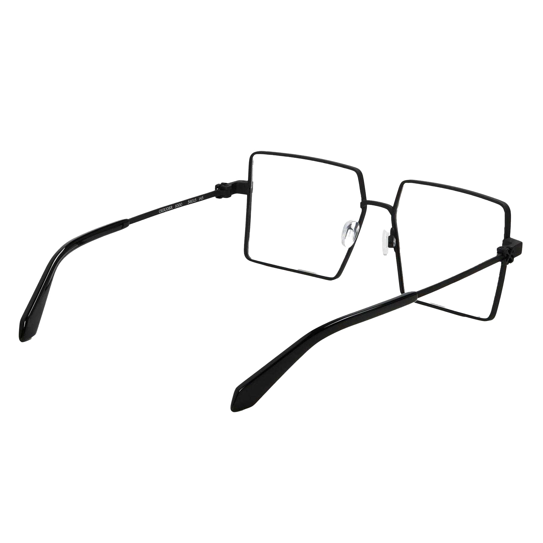 Black - Back - Off White Unisex Adult Style 8r Stainless Steel Glasses