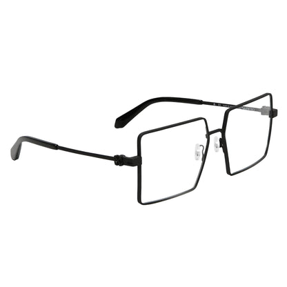 Black - Side - Off White Unisex Adult Style 8r Stainless Steel Glasses