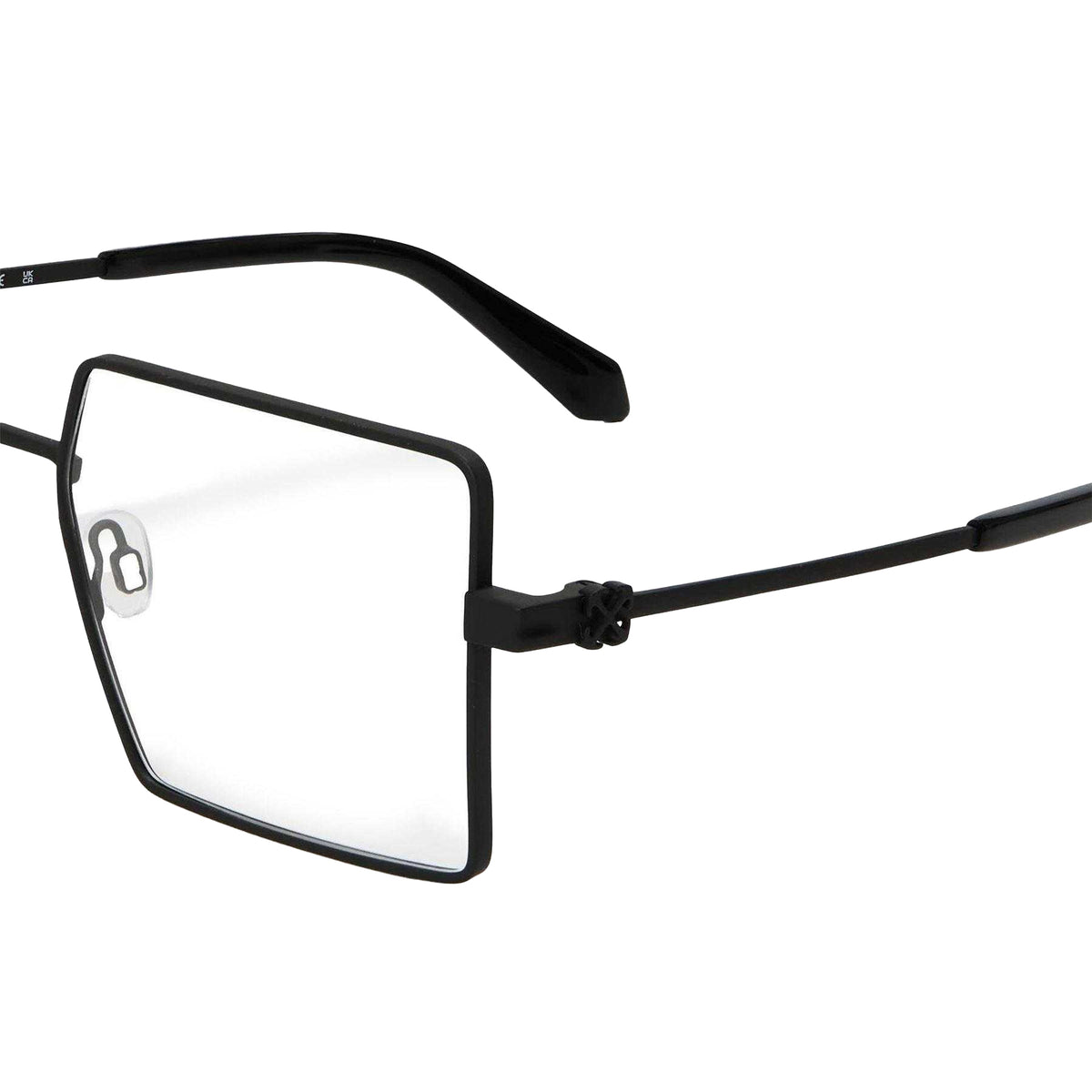Black - Lifestyle - Off White Unisex Adult Style 8r Stainless Steel Glasses