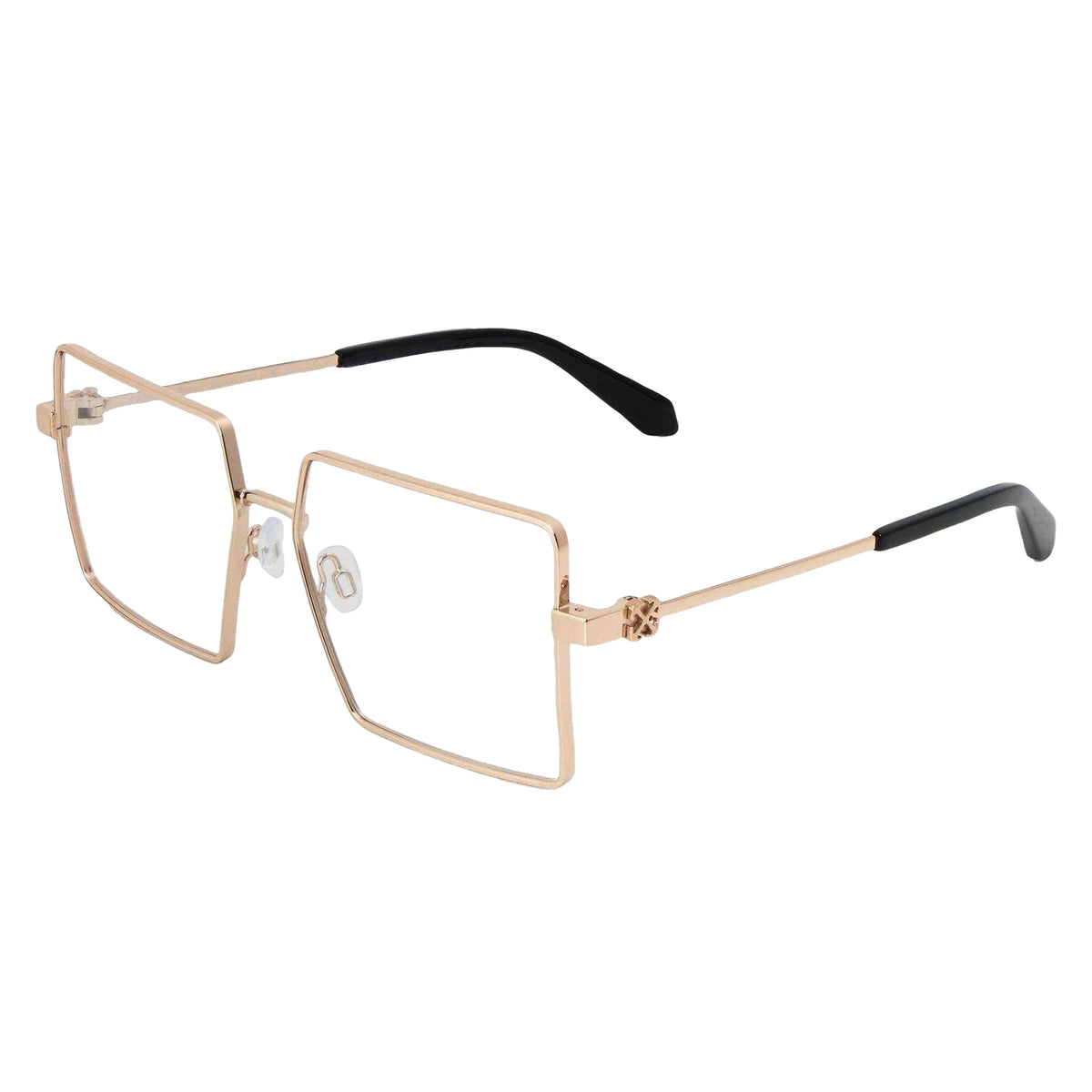 Gold - Front - Off White Unisex Adult Style 8r Stainless Steel Glasses