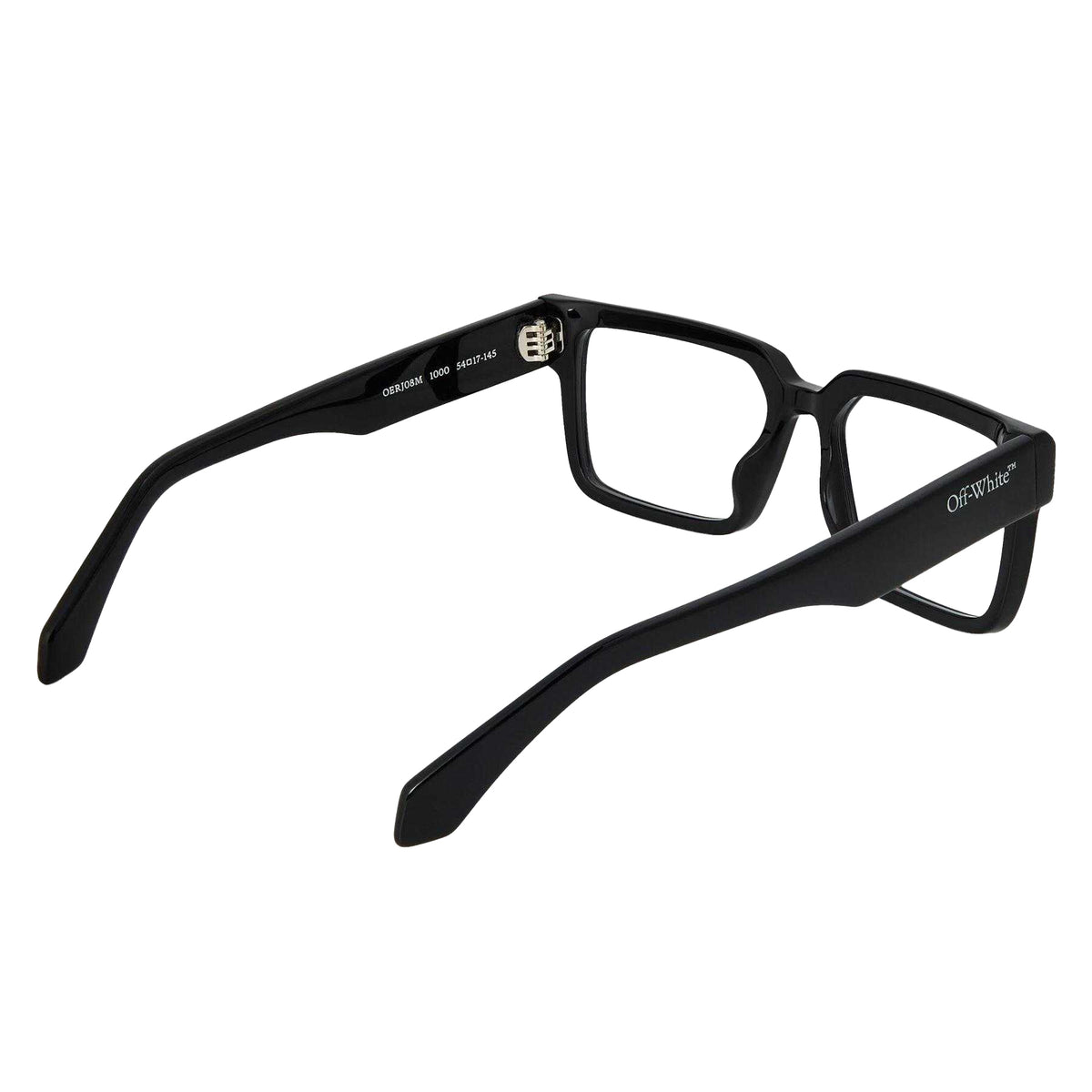 Black - Back - Off White Unisex Adult Style 8m Square Sunglasses