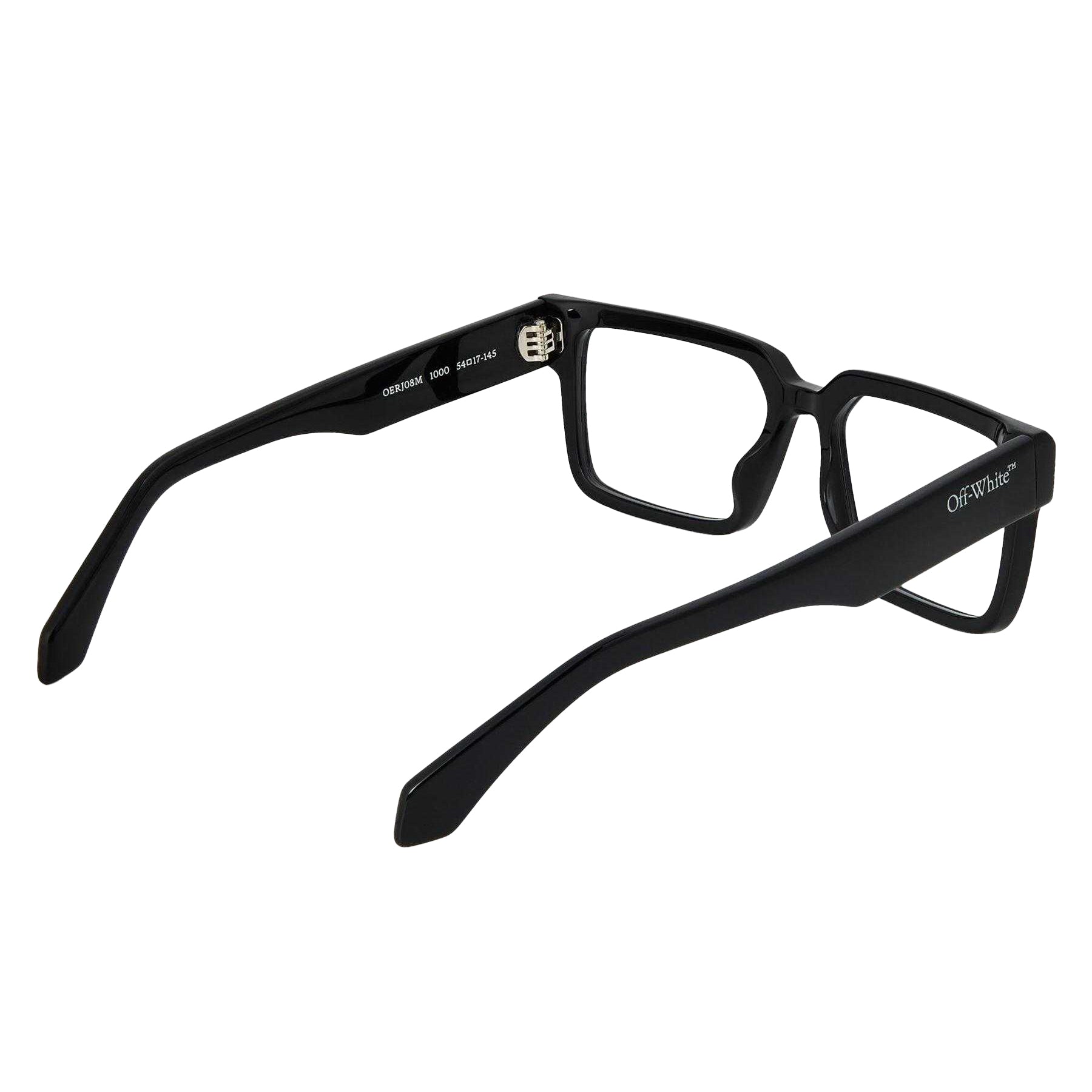 Black - Back - Off White Unisex Adult Style 8m Square Sunglasses