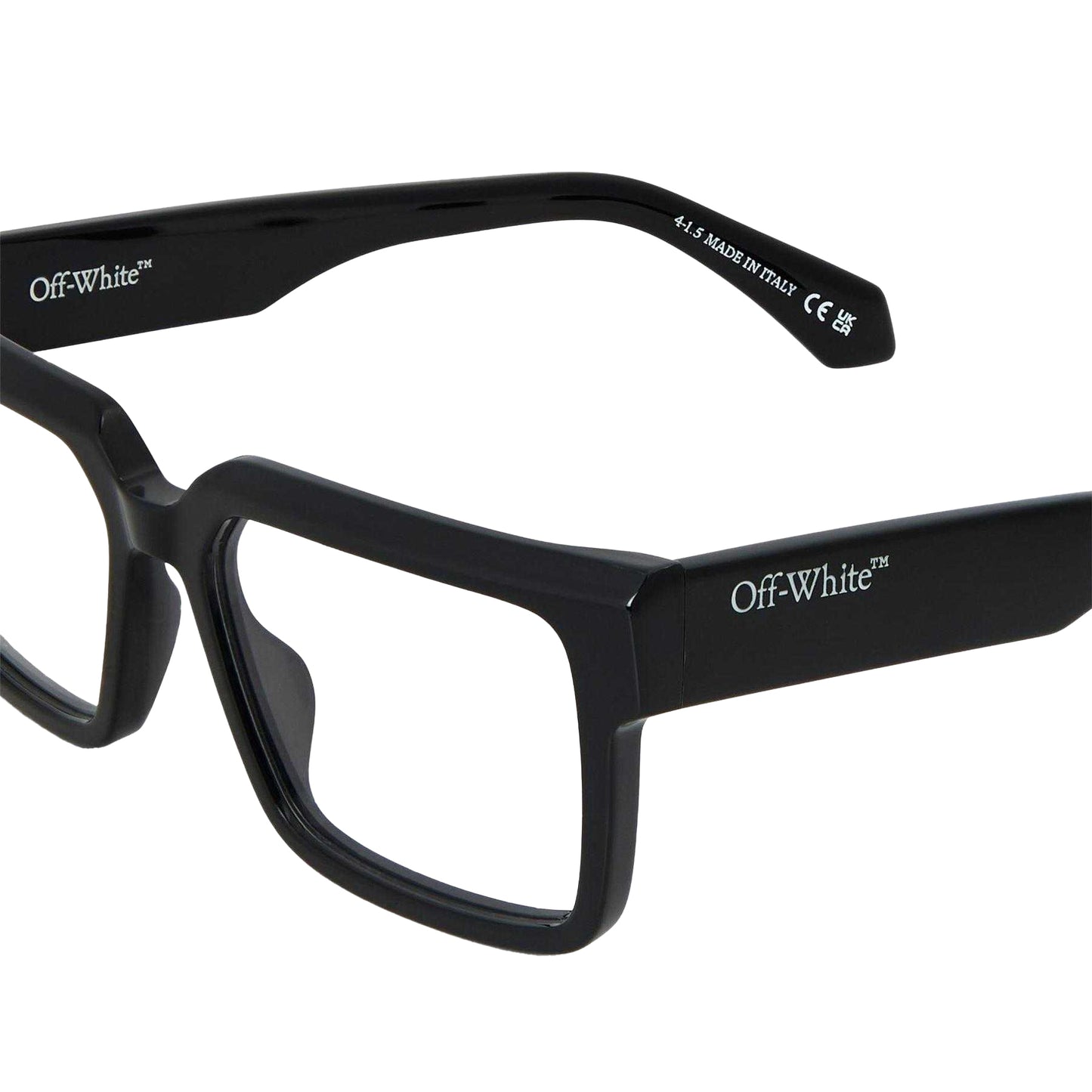 Black - Lifestyle - Off White Unisex Adult Style 8m Square Sunglasses