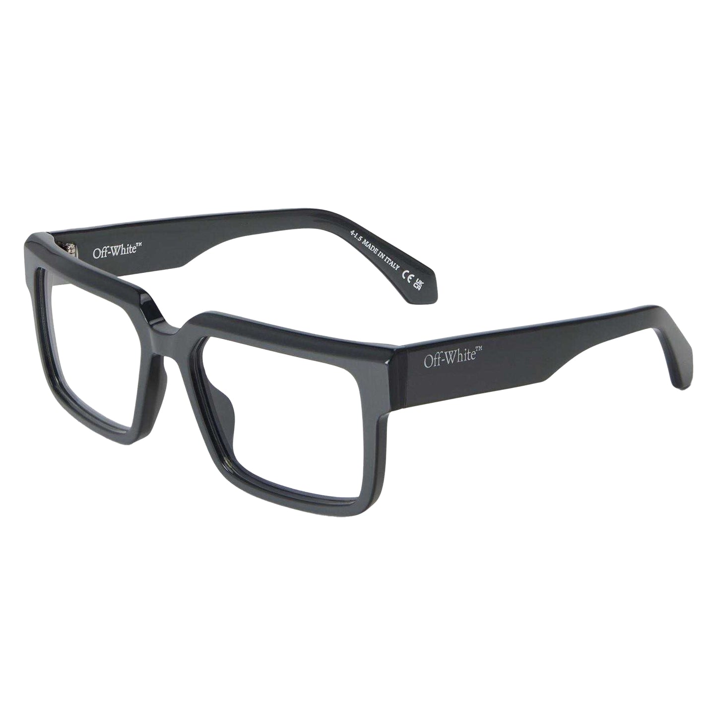 Pearl Grey - Front - Off White Unisex Adult Style 8m Square Sunglasses