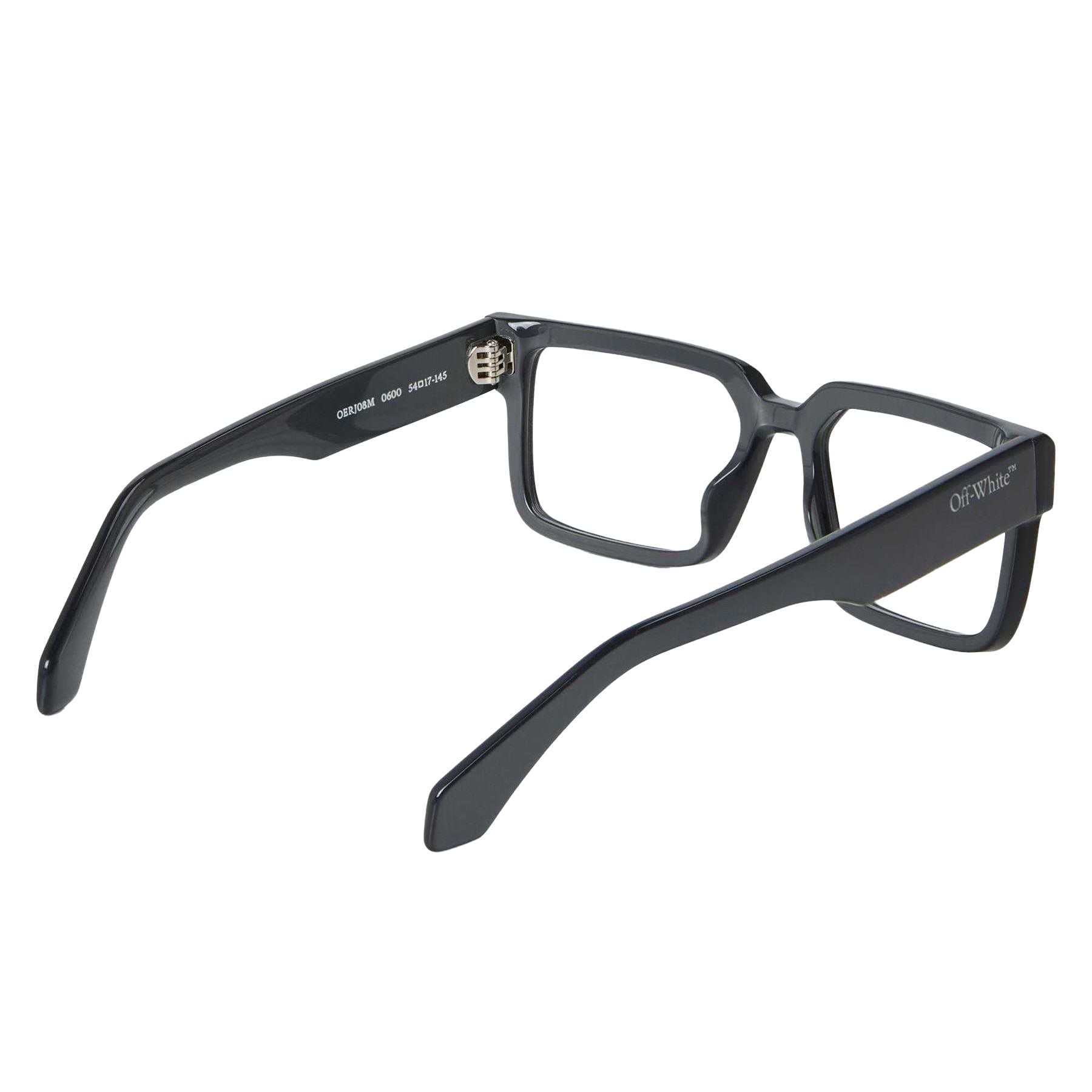 Pearl Grey - Back - Off White Unisex Adult Style 8m Square Sunglasses
