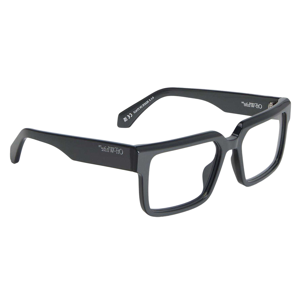 Pearl Grey - Side - Off White Unisex Adult Style 8m Square Sunglasses