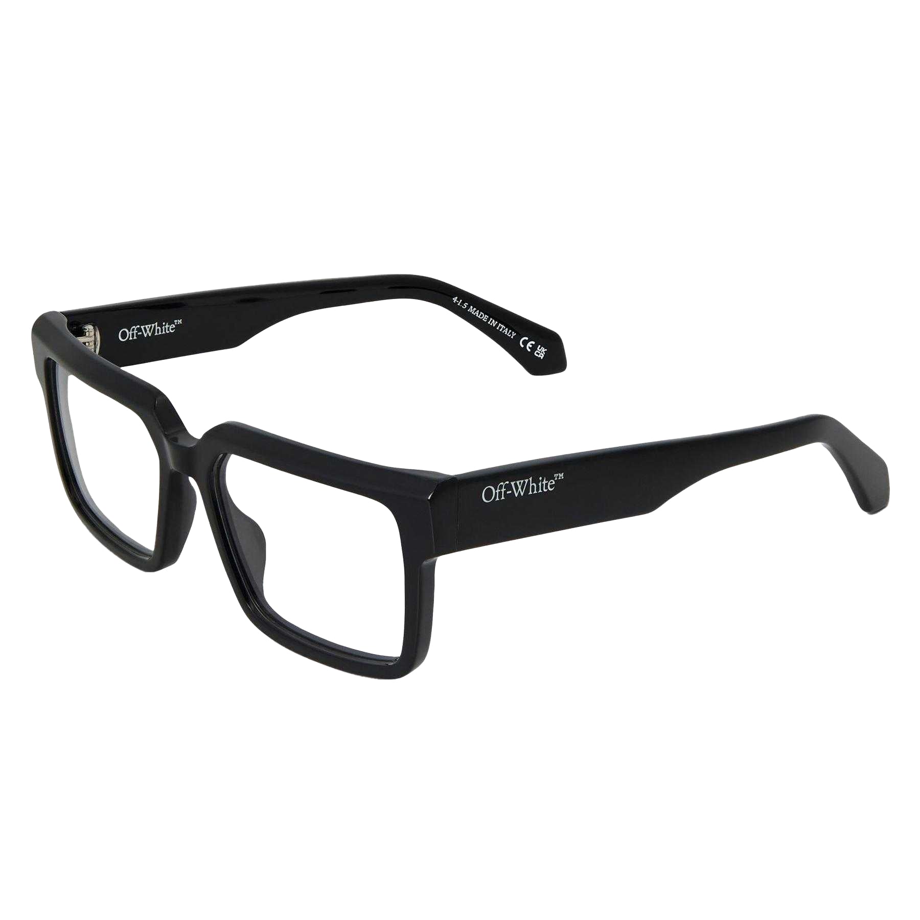 Black - Front - Off White Unisex Adult Style 8m Square Sunglasses