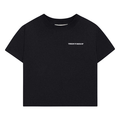 Black - Front - The Couture Club Childrens-Kids Logo Printed Regular T-Shirt