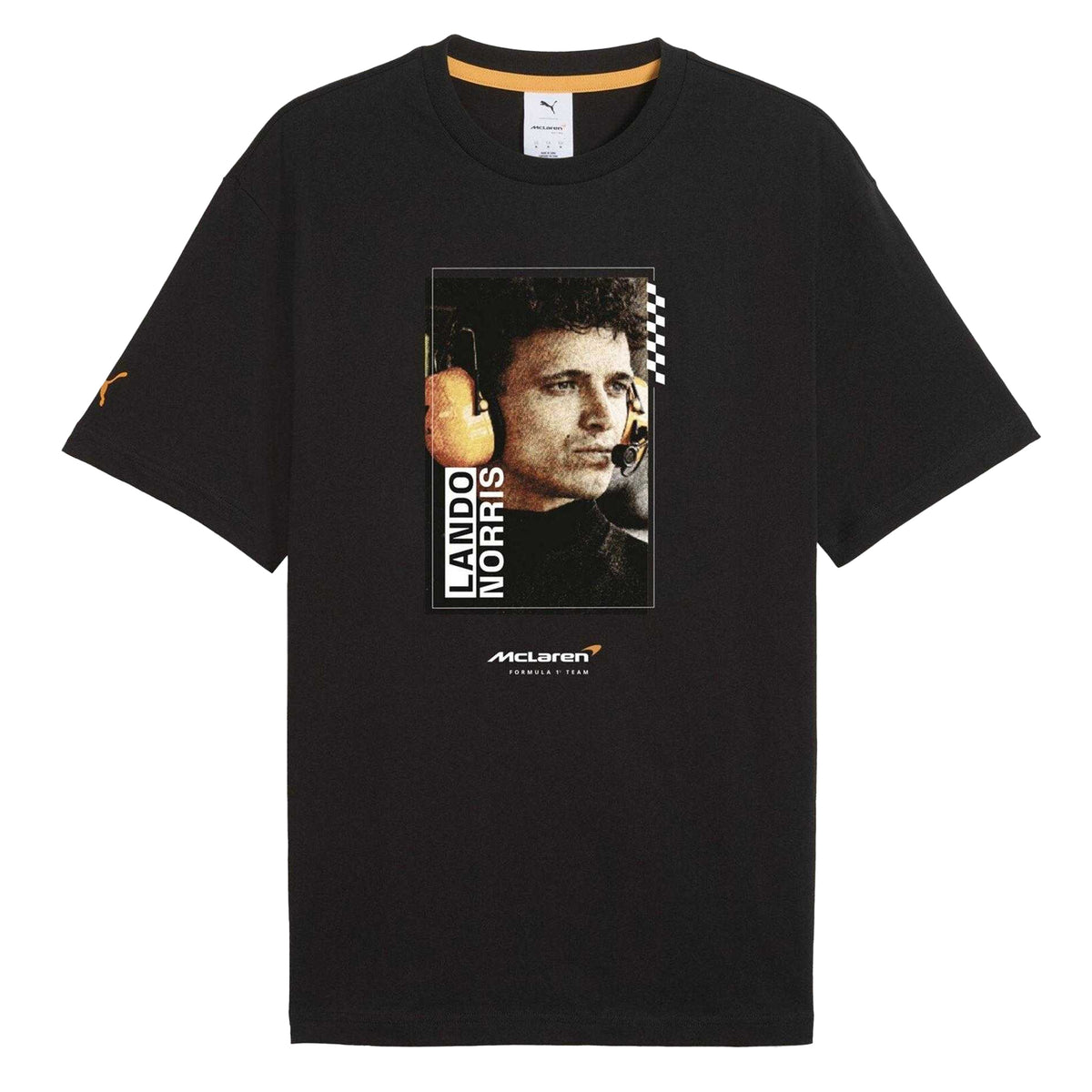 Puma Black - Front - Puma Unisex Adult Lando Norris McLaren F1 T-Shirt