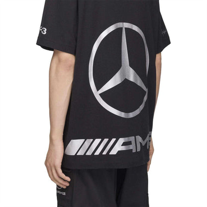 Black - Lifestyle - Y-3 Mens AMG Petronas Mercedes F1 Regular T-Shirt