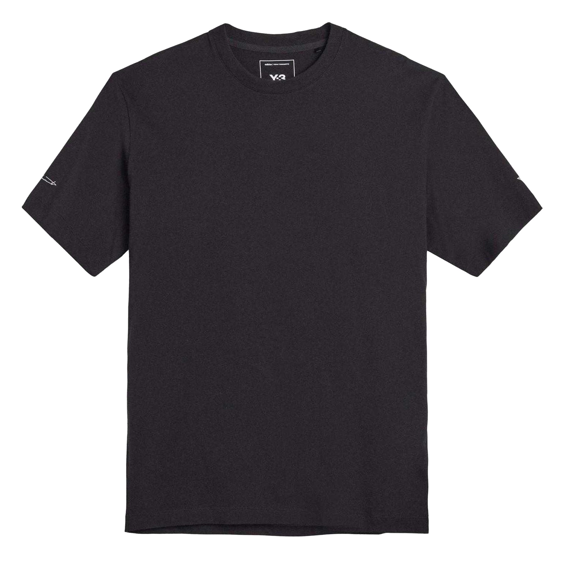 Black - Front - Y-3 Mens AMG Petronas Mercedes F1 Regular T-Shirt