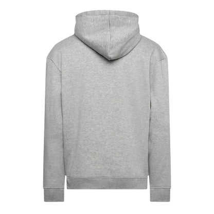 Grey Marl - Back - Original Esenciales Mens Logo Hoodie
