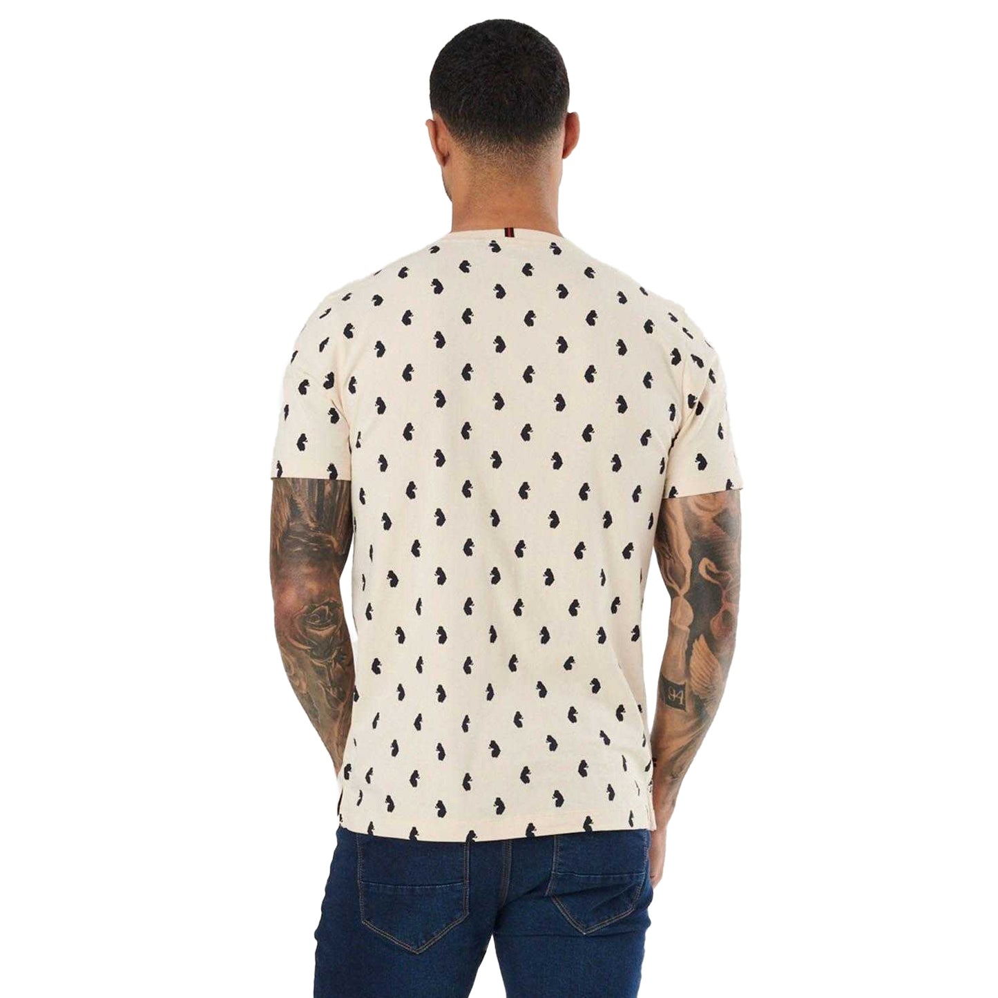 Beige - Back - Luke 1977 Mens Repeat Yourself T-Shirt