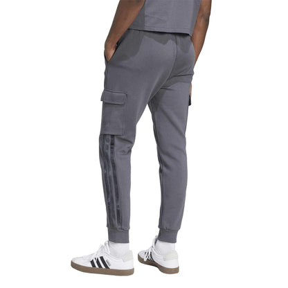 Grey - Back - Adidas Mens Slim Joggers