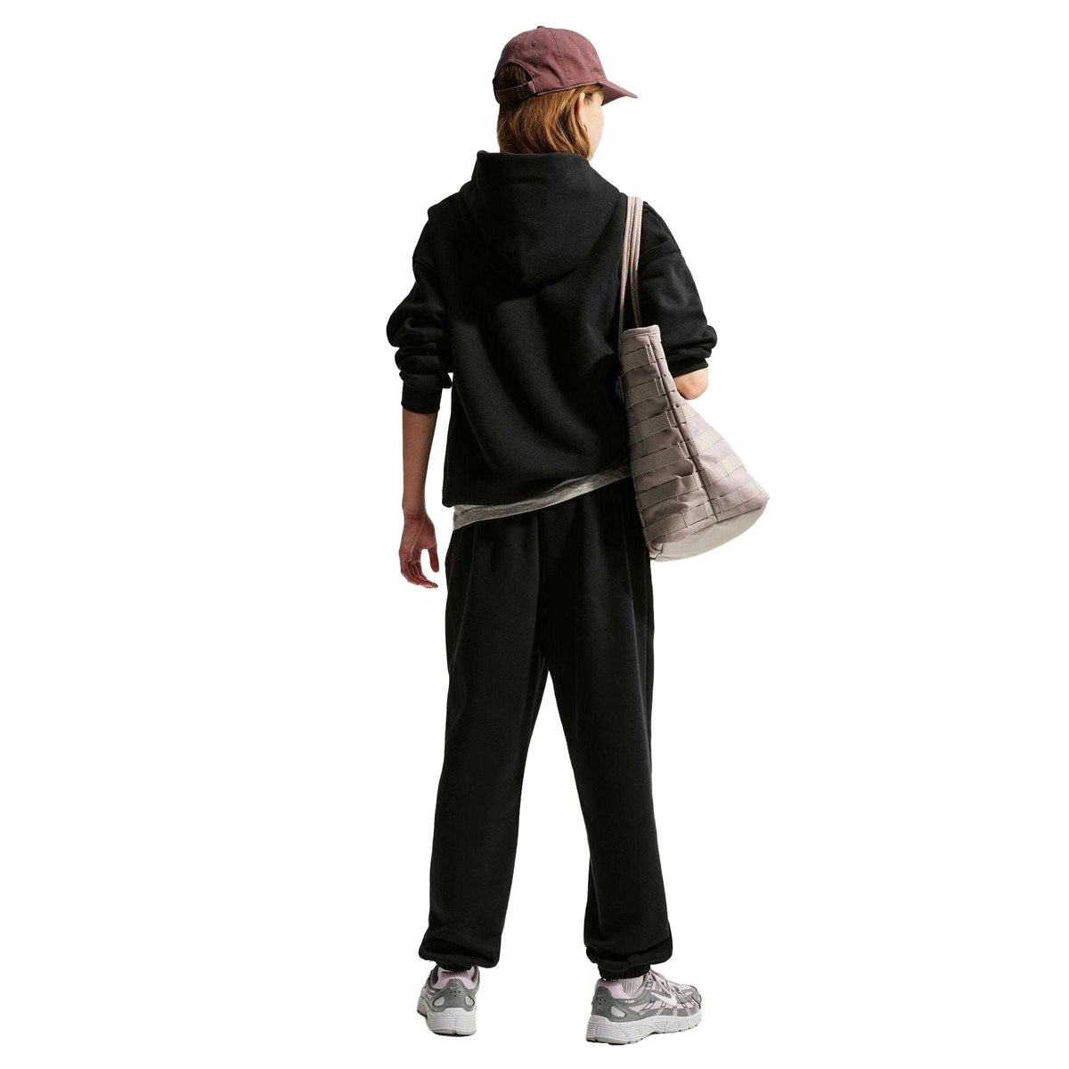 Black - Back - Nike Childrens-Kids Fleece Joggers