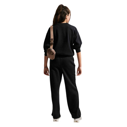 Black - Back - Nike Childrens-Kids Studio Relaxed Fit Joggers