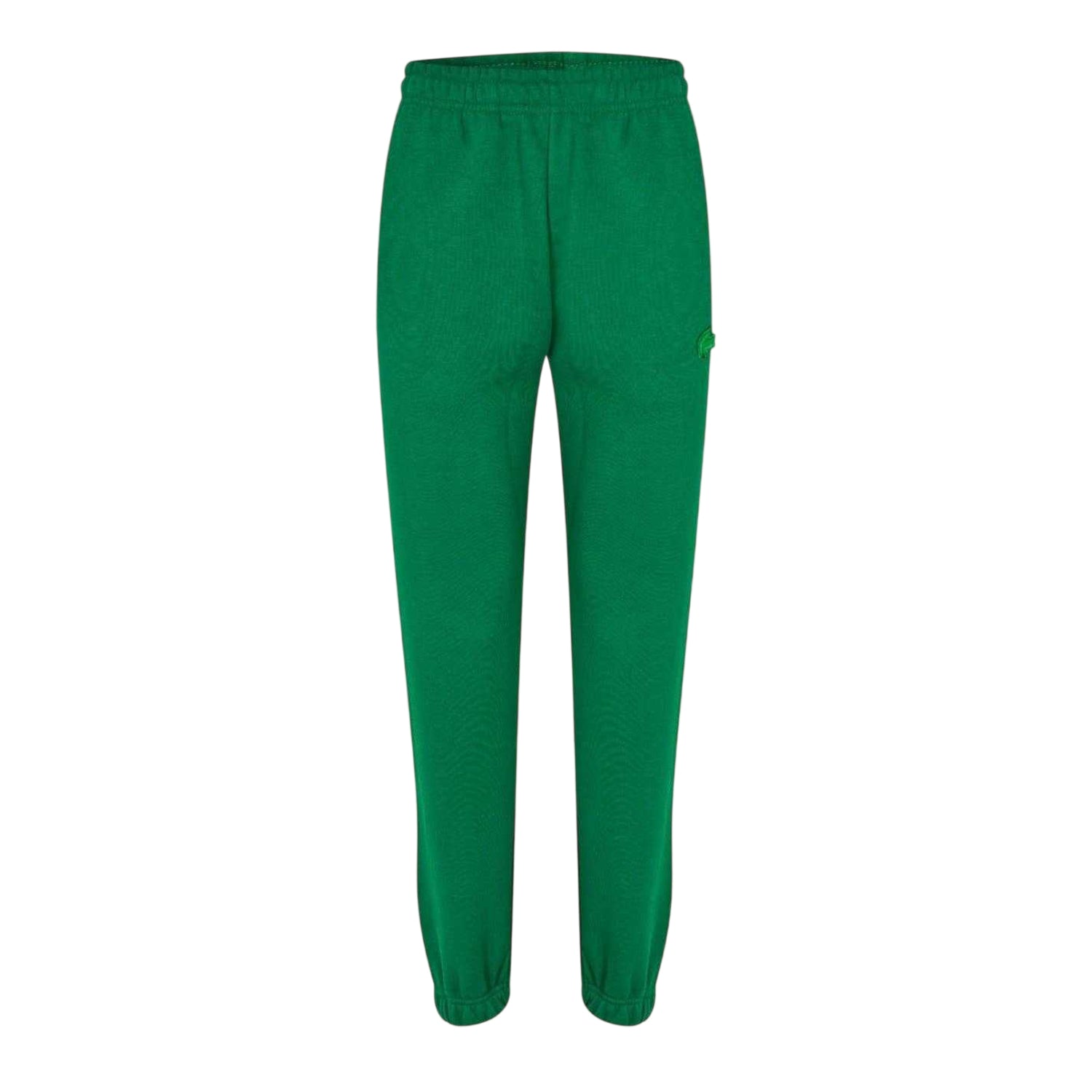 Green - Front - Lacoste Womens-Ladies Drawstring Waist Tracksuit Bottoms