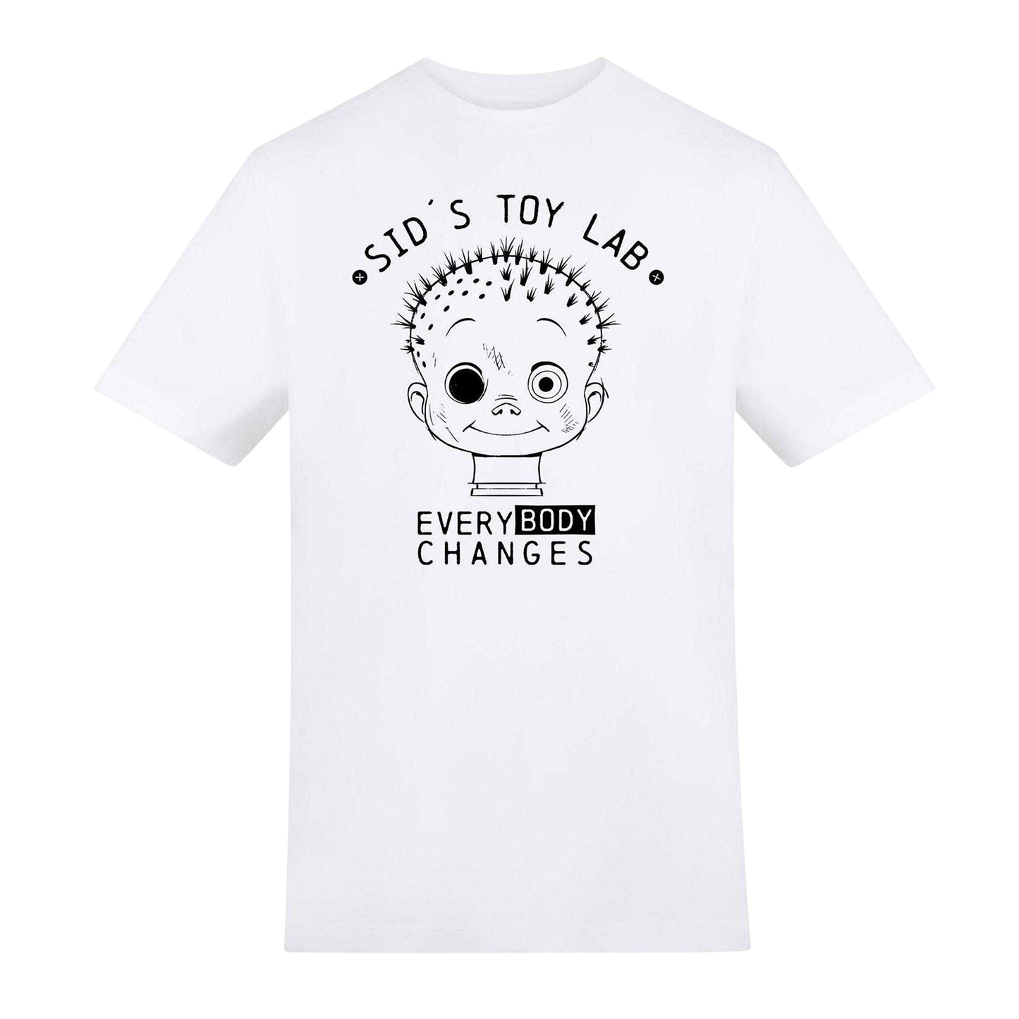 White - Front - Toy Story Unisex Adult Sid´s Toy Lab Printed T-Shirt