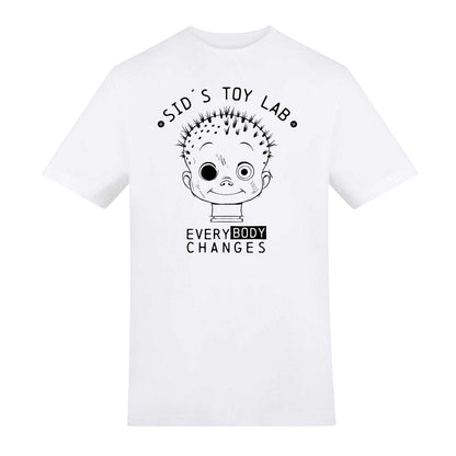 White - Front - Toy Story Unisex Adult Sid´s Toy Lab Printed T-Shirt